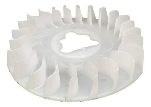 Ventilador De Repuesto Equus De 30 Cm Con Aspas Blancas 50 Hz Negro Blanco Plástico 3