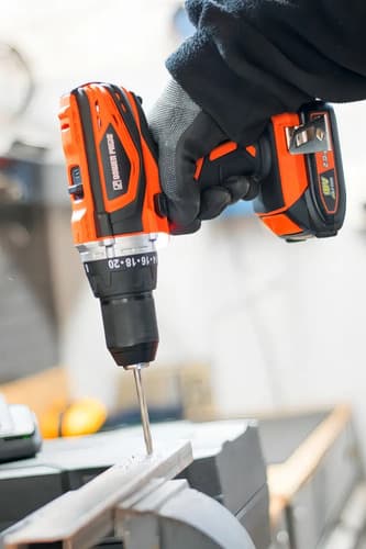 Taladro Atornillador Inalambrico 18v Dowen Pagio Bateria One Color Naranja Frecuencia 50 Hz