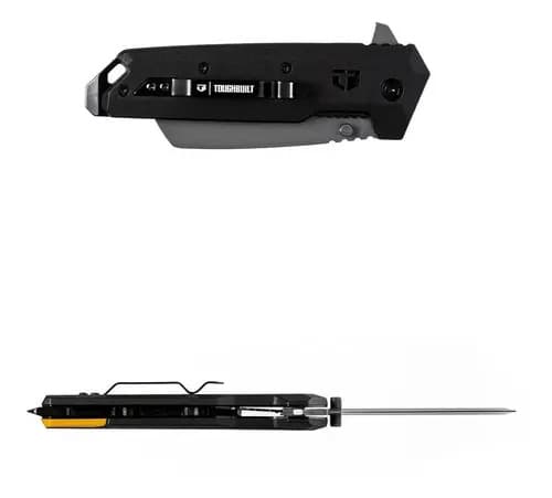 Cuchillo Curvo Plegable Thoughbuilt Tb-h4-30-hb Color Negro