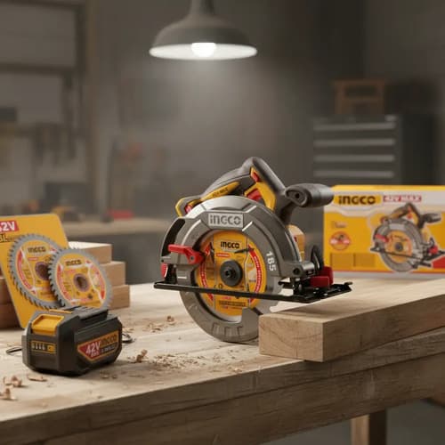 Sierra Circular A Bateria 42v Brushless 185mm C/ Bateria 2.5 Amarillo