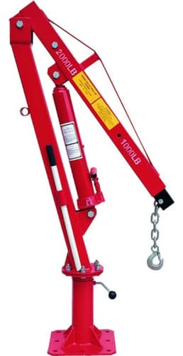 Guinche Giratorio Para Camión Y Camioneta 900 Kg Nt Rojo