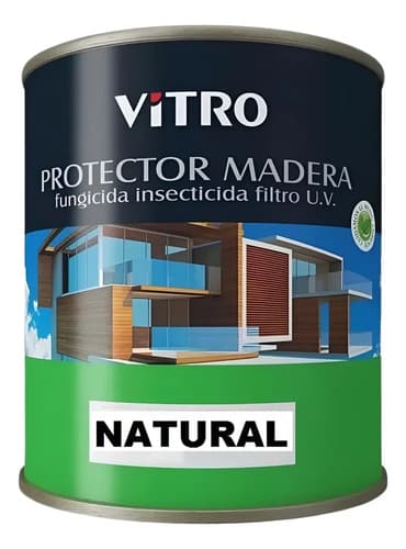 Protector De Madera 4l Uso Interior Exterior Vitro Natural Satinado