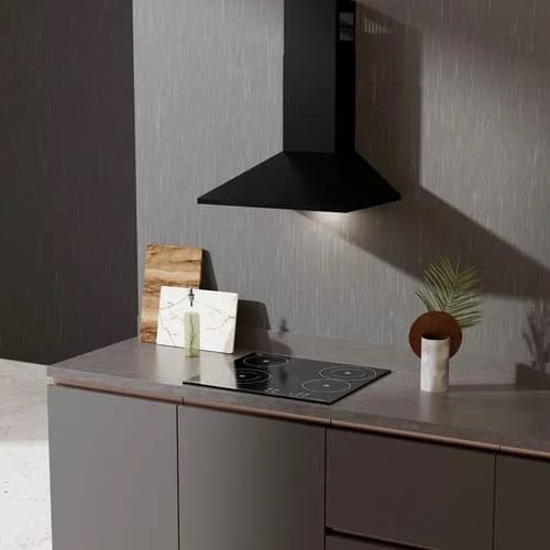 Campana De Cocina Negra 60 Cm Montana - Extractor Negro