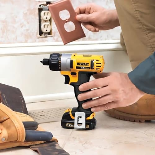 Destornillador Atornillador De Impacto Inalámbrico Incluye Bolso De Transporte Dewalt Dcf610s2 Amarillo