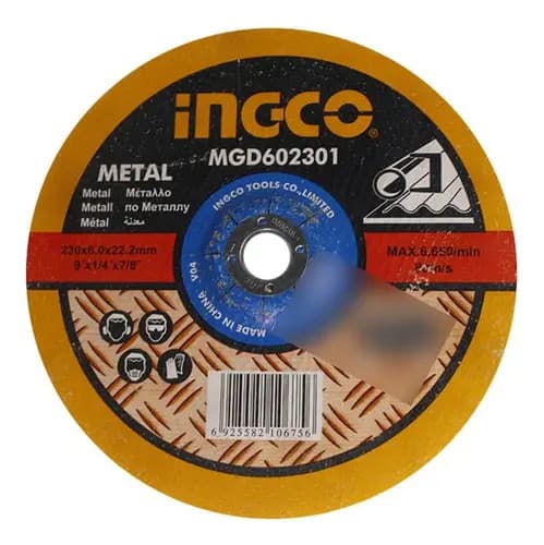 Ff Disco Desbaste 9 Para Metal Ingco 6mm