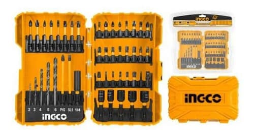 Juego De Puntas De Impacto 45pcs +adaptador Ingco Akdl24502