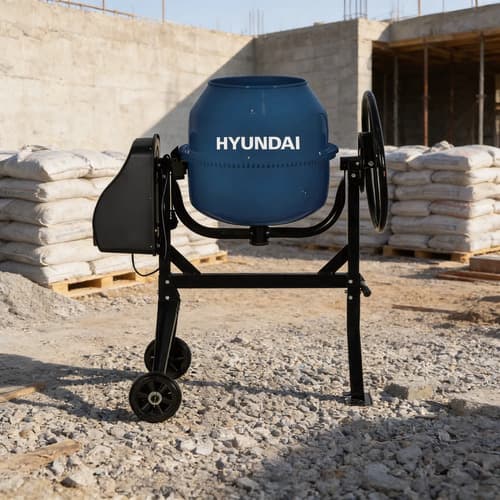 Hormigonera Hyundai 120 Litros, 550w, 12 Meses Garantia