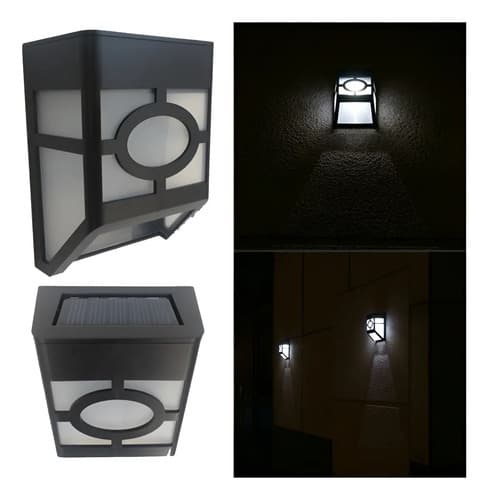 Lampara Solar De Pared - Luz Led Baja Luz Fria