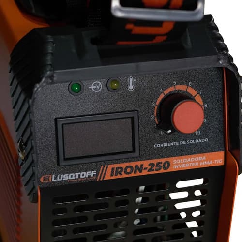 Soldadora Inverter Mma Inversor 180a Anti Stick Lusqtoff Color Naranja Frecuencia 50 Hz/60 Hz Naranja/negro