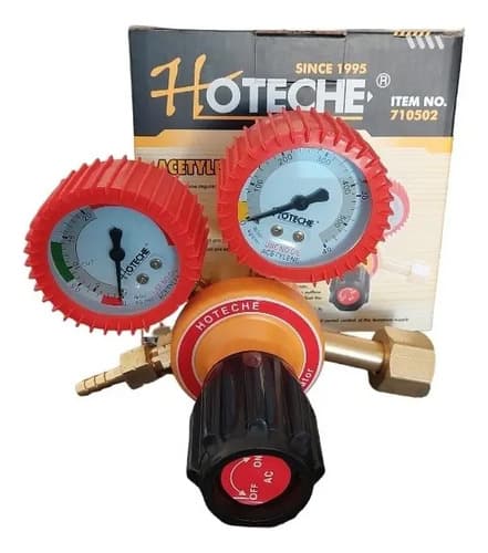 Regulador De Acetileno Con Manometro Hoteche 710502