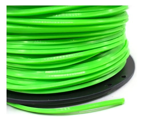 Tanza Bordeadora Cuadrada 3mm 100m Verde Lima
