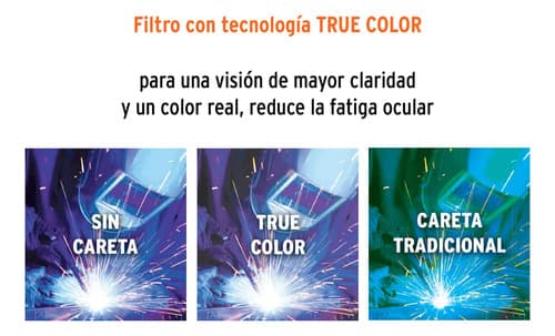 Careta Electrónica P/soldar, Águila, Sombra 9 A 13 29011 Color Azul Acero