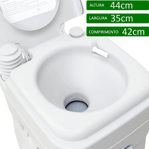 Inodoro Químico Portátil Snel Home Con Depósito De 20 Litros