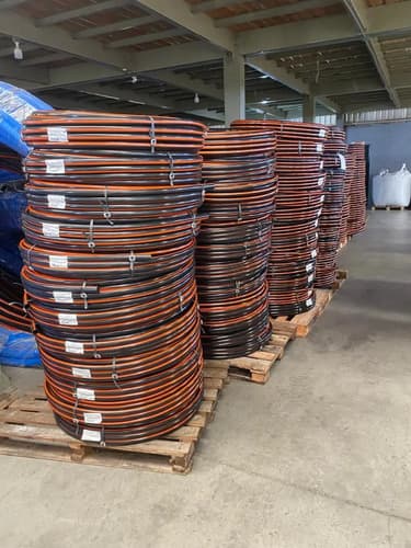 Caño Plastiducto Manguesur 50m 1'' Pared 2mm Riego Jardines Negro