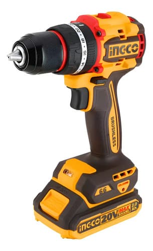 Atornillador Taladro Percutor 20v + 2 Baterías + Accesorios Naranja 0