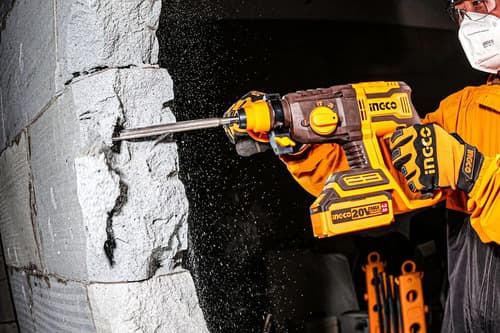 Rotomartillo P20s 20mm 4 Funciones Crhli202081 Smf Color Naranja Claro Frecuencia 50/60 Ingco