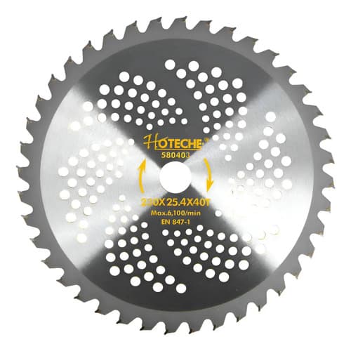 Disco Para Desmalezadora Corta Pasto Widia 230mm Hoteche Plateado