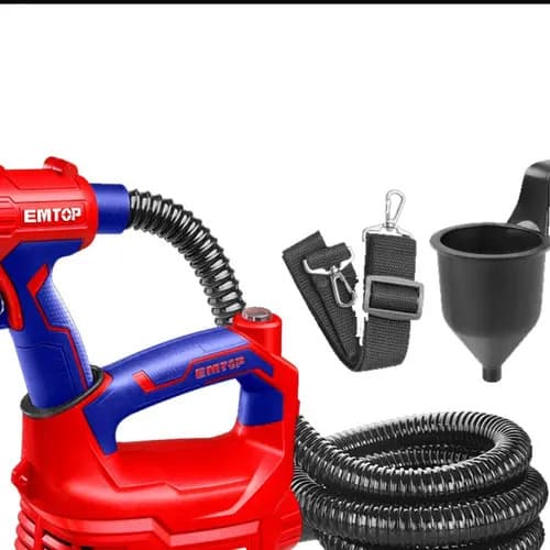 Máquina Pistola Equipo Pintar Hvlp 550w Pico De Bronce Emtop