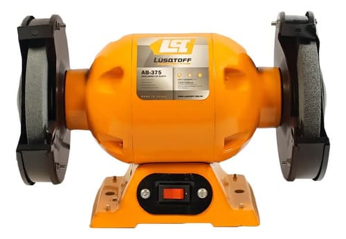 Amoladora De Banco 375 W Lusqtoff Color Naranja Frecuencia 50 Hz