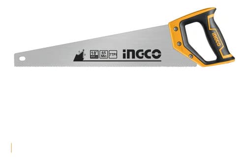 Serrucho Para Carpintero Ingco De 45 Cm Con Mango Plástico