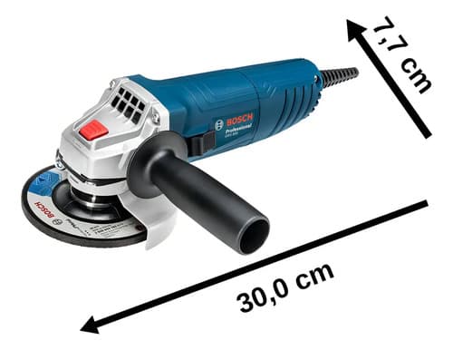 Miniamoladora Angular Bosch Professional Gws 850 06013775d0-000 Color Azul 850 w 220 v + Accesorio