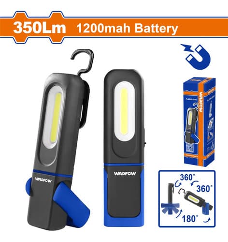 Linterna Led Recargable Wadfow 80-320 Lumenes Usb-c Wfl7508 Blanco