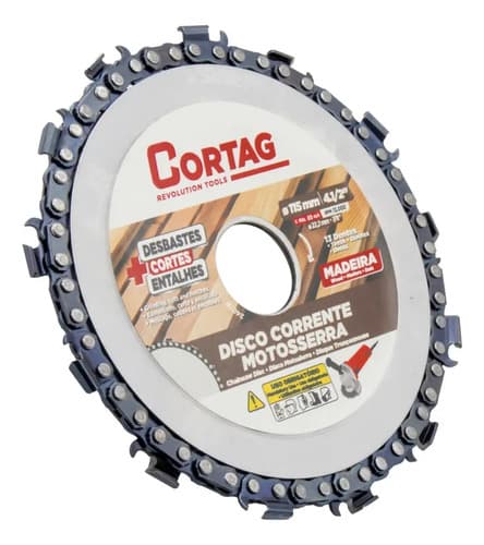 Disco Con Cadena Para Motosierra Cortag De 11.5  Para Madera