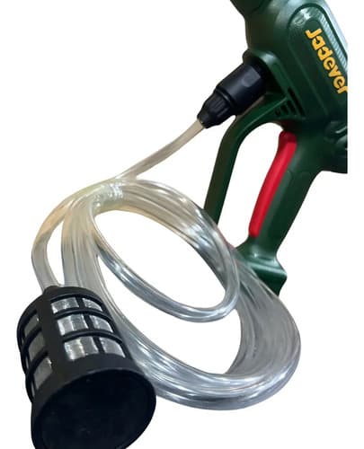 Hidrolavadora Portátil Jadever 24.5 Bar A Batería, Color Verde Musgo