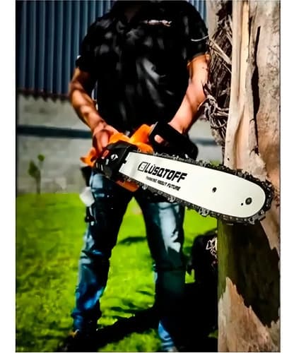 Electrosierra Motosierra Lusqtoff 2000w Espada 40cm Esl2000-8 Color Anaranjado Naranja