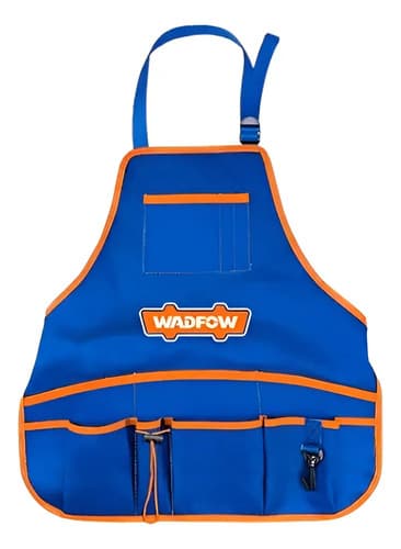 Delantal Porta Herramientas Wadfow Multiples Compartimientos Azul/naranja