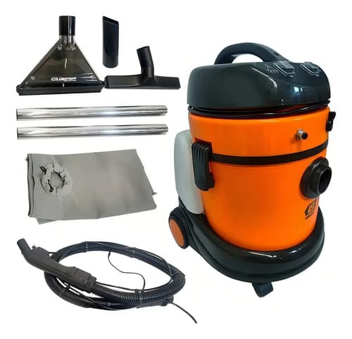 Aspiradora Lava Tapizado Y Alfombras 1400w 20l Lusqtoff Color Naranja