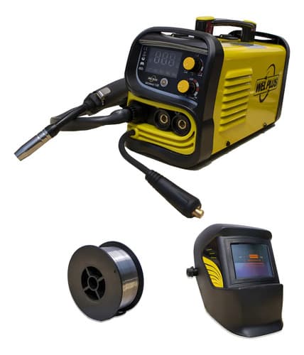 Kit Soldadora Y Careta Mig Inverter 130a Con Gas O Sin Gas