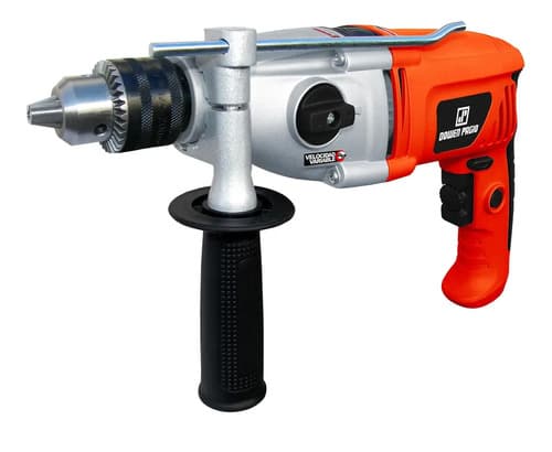 Taladro Electrico Percutor 1100 W Reversible Dowen Pagio Naranja