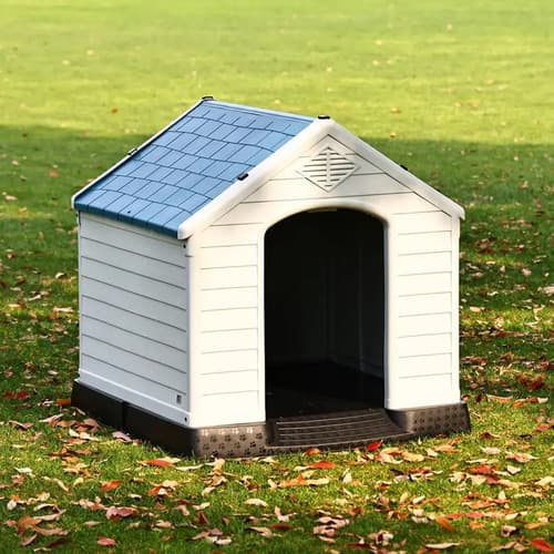 1 Paquete De 2 Casas Para Perro Chicas D 68x61x59cm Beige