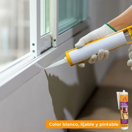 Sellador Sikacryl Profesional Grietas Cartucho X 280ml Sika