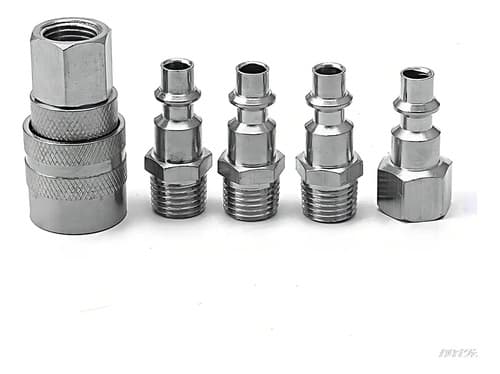 Set De Acoples Rápidos Hidráulicos Neva Para Manguera