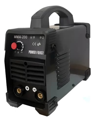 Soldadora Inverter Mma 200 Amper Power Force Negro