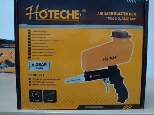 Pistola De Arenar Para Compresor 6.3bar 750ml Hoteche