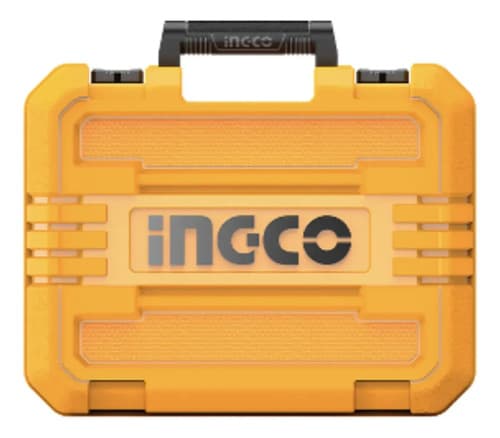 Taladro Atornillador Percutor Ingco 42v C/ 2 Baterías 99nm Naranja Claro 20v