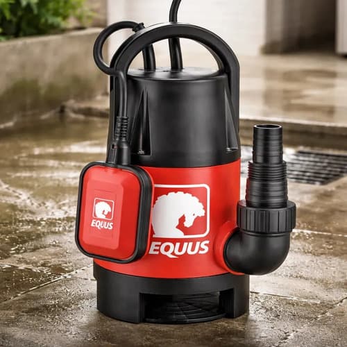 Bomba Sumergible Equus Pozo Negro Aguas Sucias 1hp 750w