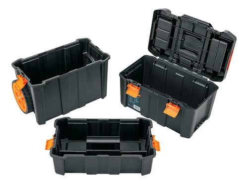 Caja Para Herramientas Truper Chp-1925r 3 En 1 Con Ruedas. Gris Oscuro