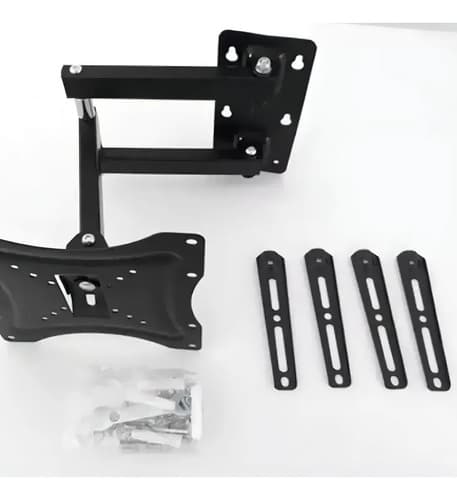 Soporte Tv Owen 32 A 55'' Brazo Articulado Vesa 40x40cm Color Negro