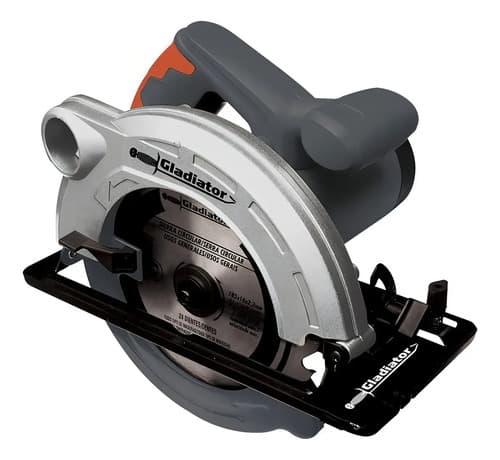 Sierra Circular Eléctrica Gladiator Sc 507 185mm 1.4kw Gris 50hz/60hz 50 Hz/60 Hz