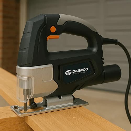 Sierra Caladora De Mano Daewoo 450w Metal/madera + 5 Sierras