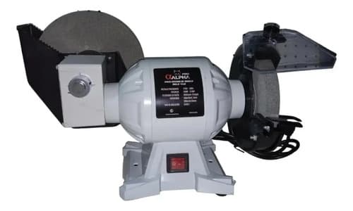 Amoladora De Banco Alpha Pro 6 C/afila 6 Y 8'' 450w - Color Azul