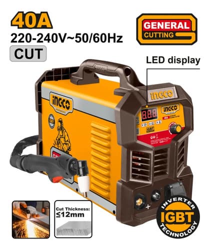 Cortadora De Plasma Inverter 40a Ingco Ing-cut4058