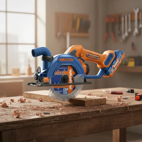 Sierra Circular A Bateria 20v 140mm Wadf0w Wlwp5630 Azul
