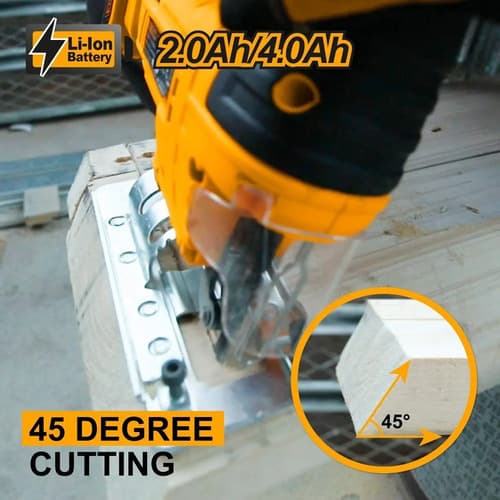 Caladora Ingco 20v, Solo Maquinaria, Incluye 5 Sierras