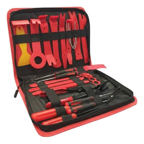 Set De Herramientas Para Remover Molduras Equus 38 Piezas Rojo