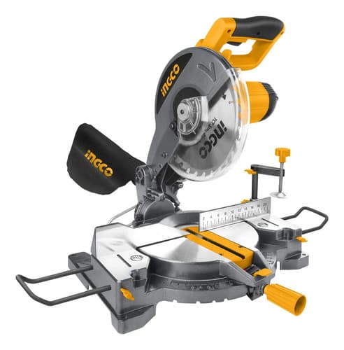 Sierra Ingletadora 10 (255mm) Ingco Bms18001 1800w 5500 Rpm Frecuencia 50/60hz Gris